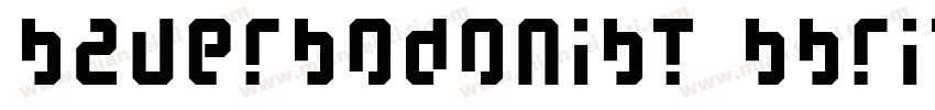 Bauerbodonibt Bbritannicboldlack字体转换